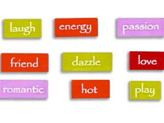 Heidi Grace Designs - fire etched mini words  (sold in 3's)